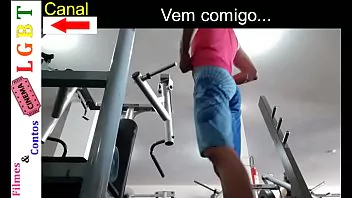 sexo gay na academia Mamada na academia 
